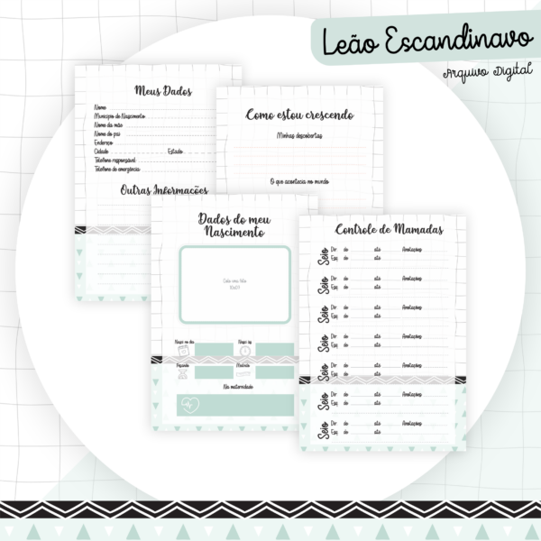 Leão Escandinavo Caderneta - Leão Escandinavo
