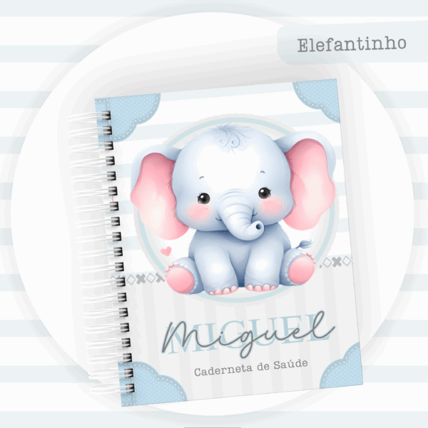 3 Caderneta de Saúde Elefantinho Menino