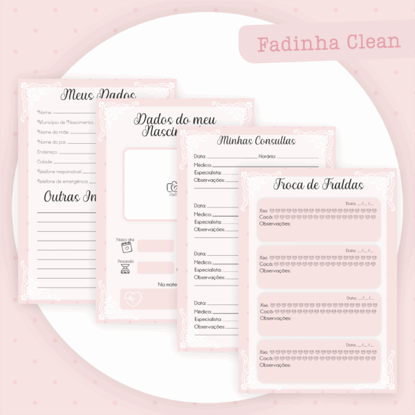9 Caderneta de Saúde Fadinha Clean